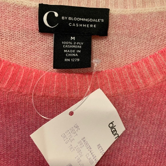 Cashmere Pink and Purple Bloomingdale’s Gradient Sweater - Picture 2 of 3